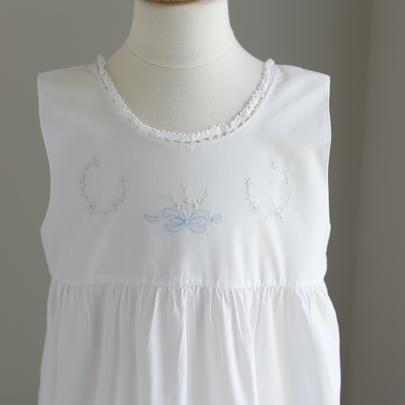 RARE Vintage Strasburg Heirloom Slip Dress Size 7/8 Hand Embroidery Like New - Picture 7 of 9